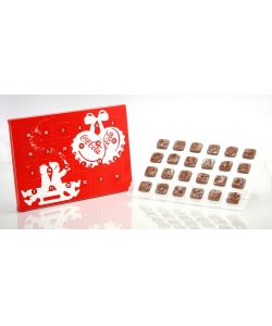 Foto principal Calendario adviento con chocolatinas en relieve