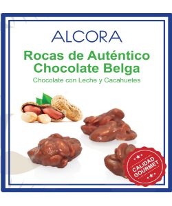 Foto principal Rocas de Chocolate Belga con cacahuetes