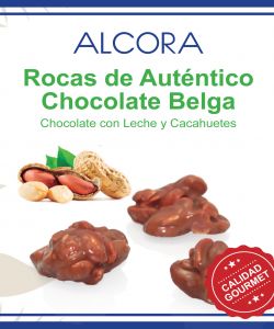 Foto principal Rocas de Chocolate Belga con cacahuetes